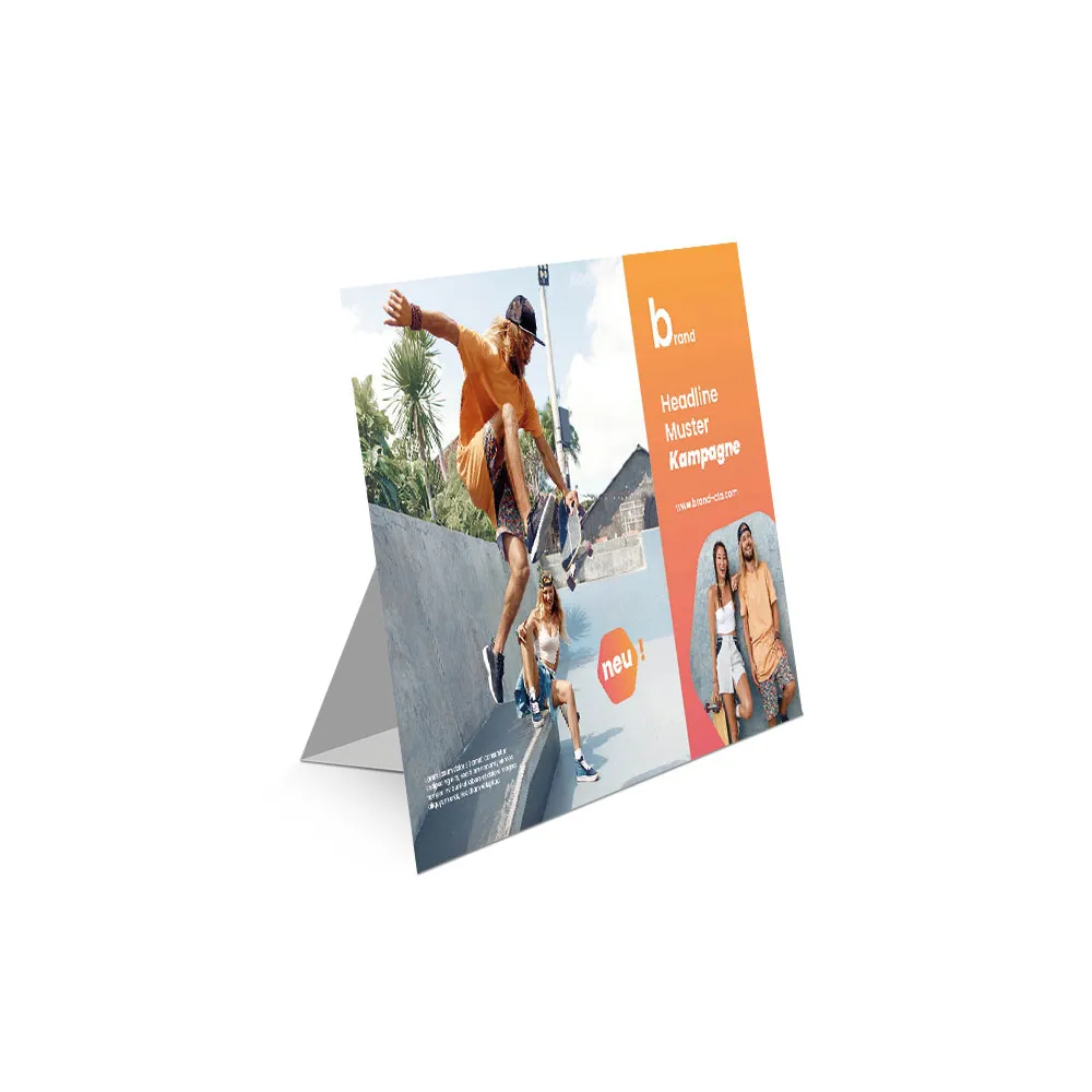 DIN A3 Thekenaufsteller, einseitig bedruckt 