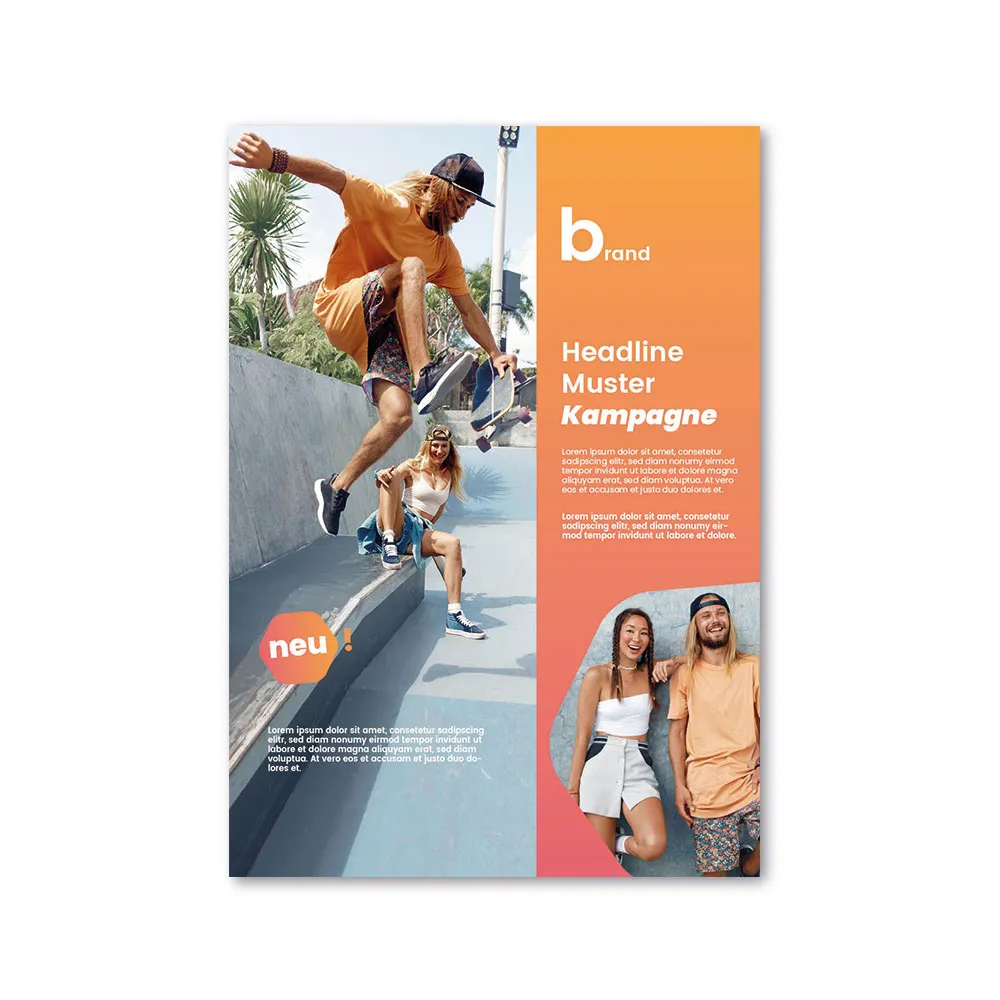 DIN A3 Poster, beidseitig bedruckt 