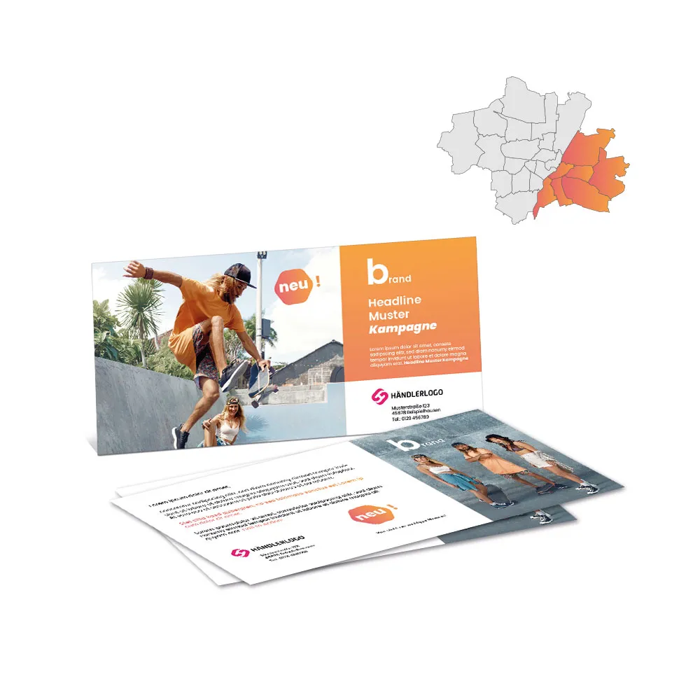 Postwurfsendung in Ihrem Wunschgebiet